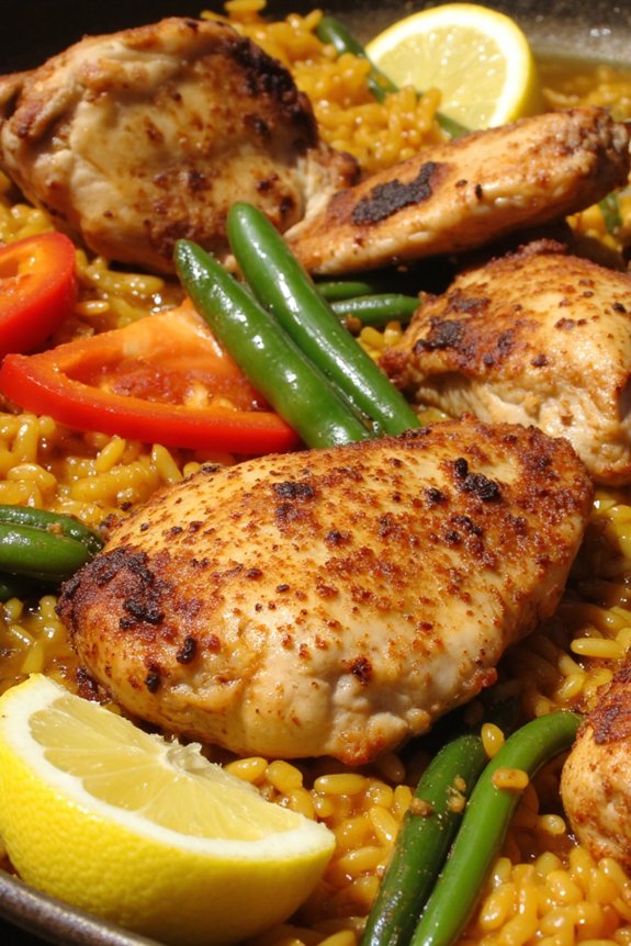 traditional valencia rice dish