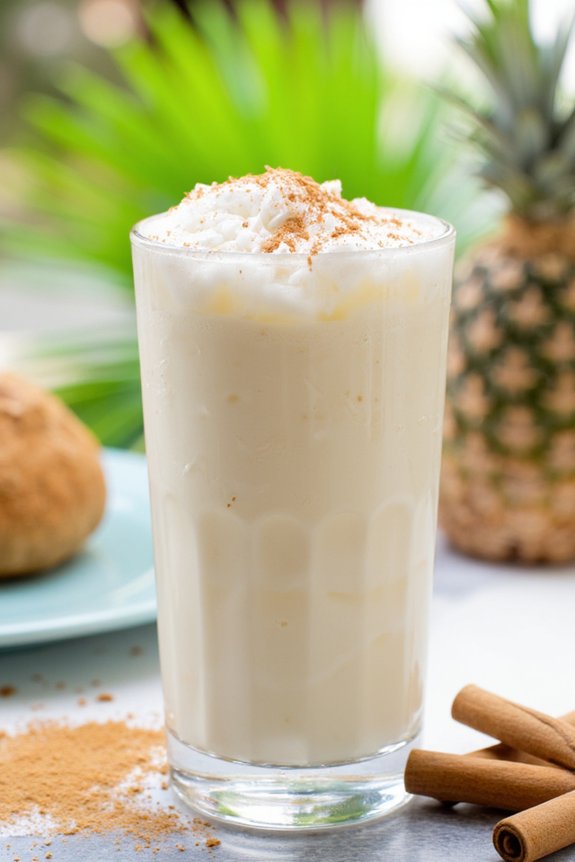 tropical coconut horchata recipe