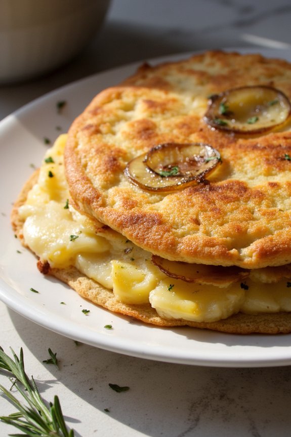 vegan spanish potato omelette