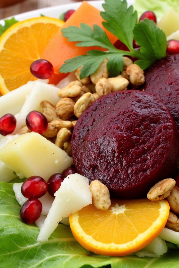 vibrant mexican christmas salad