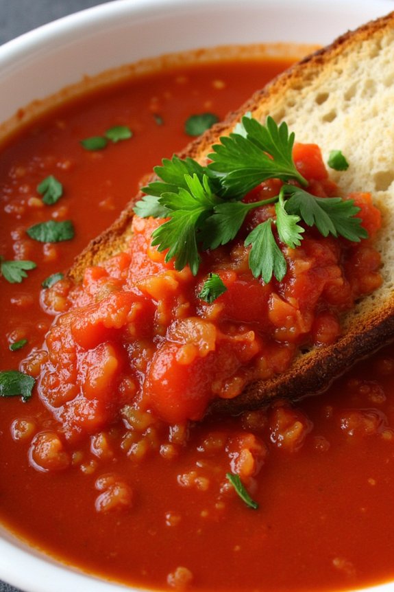 vibrant spanish tomato sauce