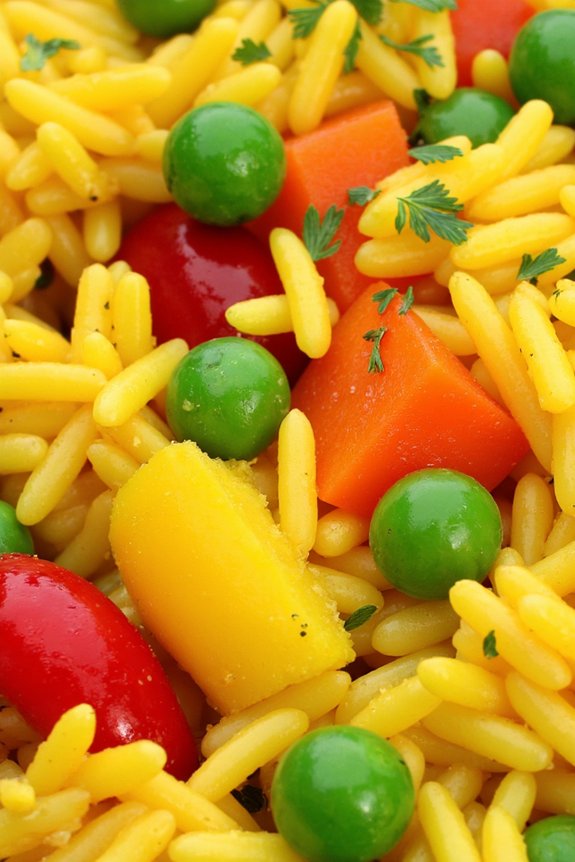 vibrant vegetable rice dish