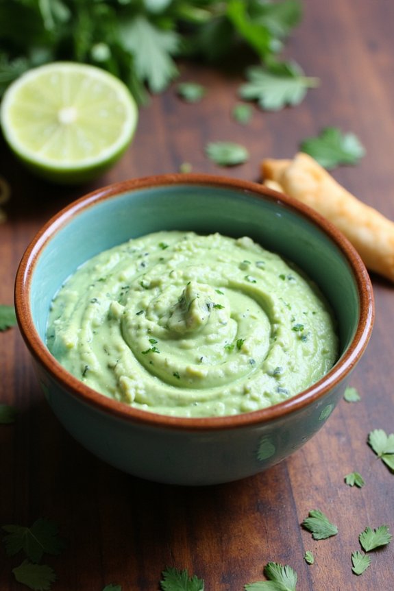 zesty cilantro lime alioli