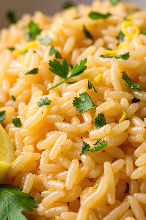 zesty herb infused spanish rice