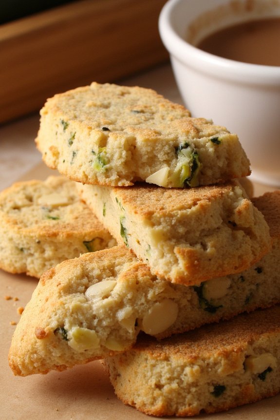 zucchini almond biscotti recipe