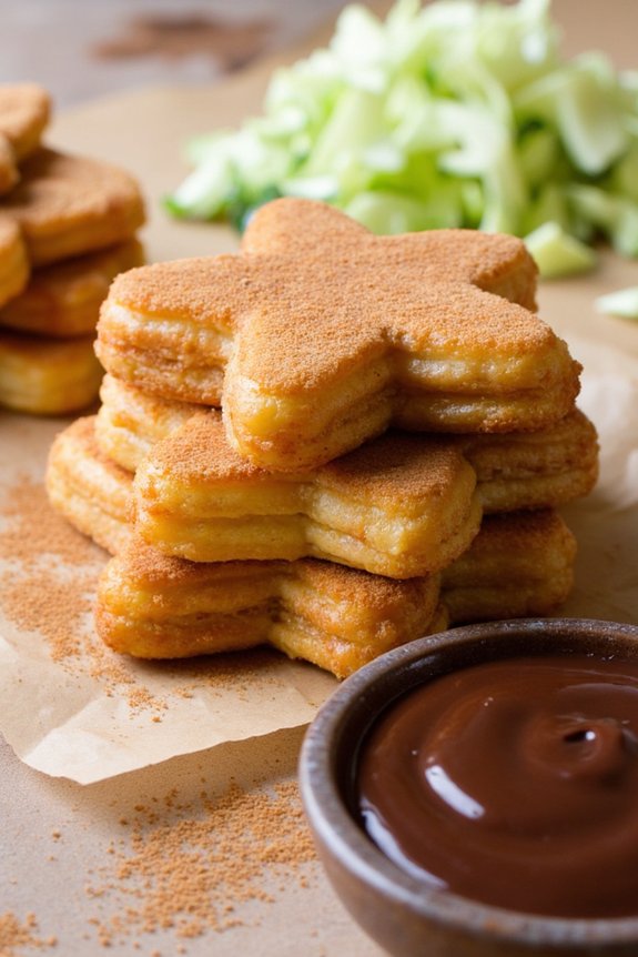 zucchini chocolate churros recipe