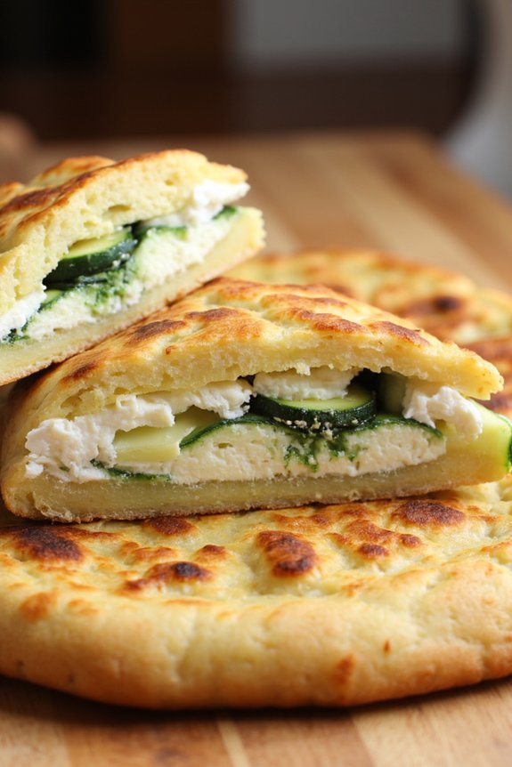 zucchini goat cheese tortilla recipe