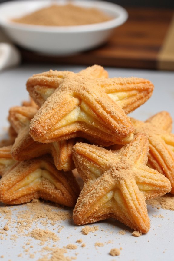 zucchini infused cinnamon churros