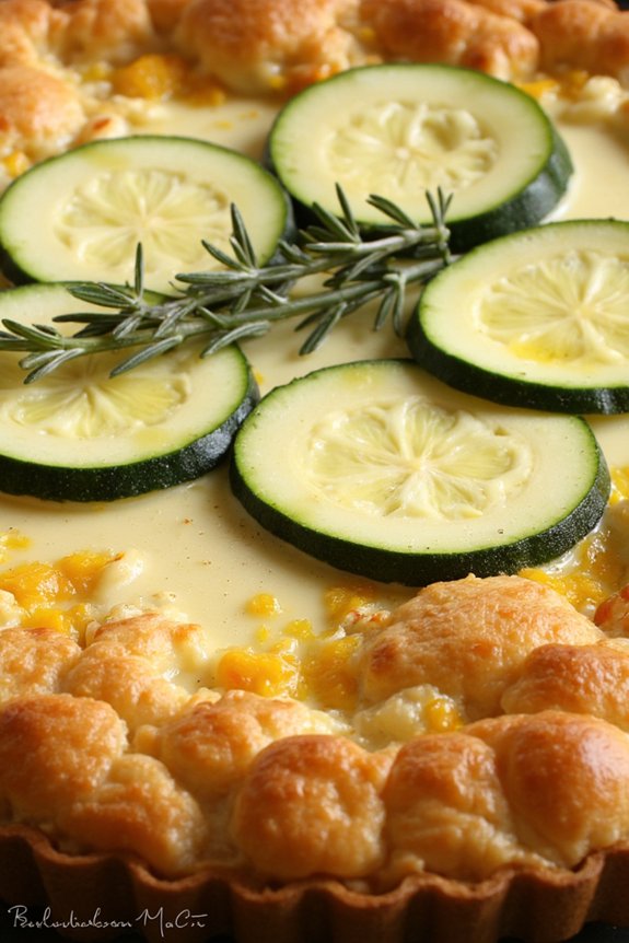 zucchini orange tart recipe